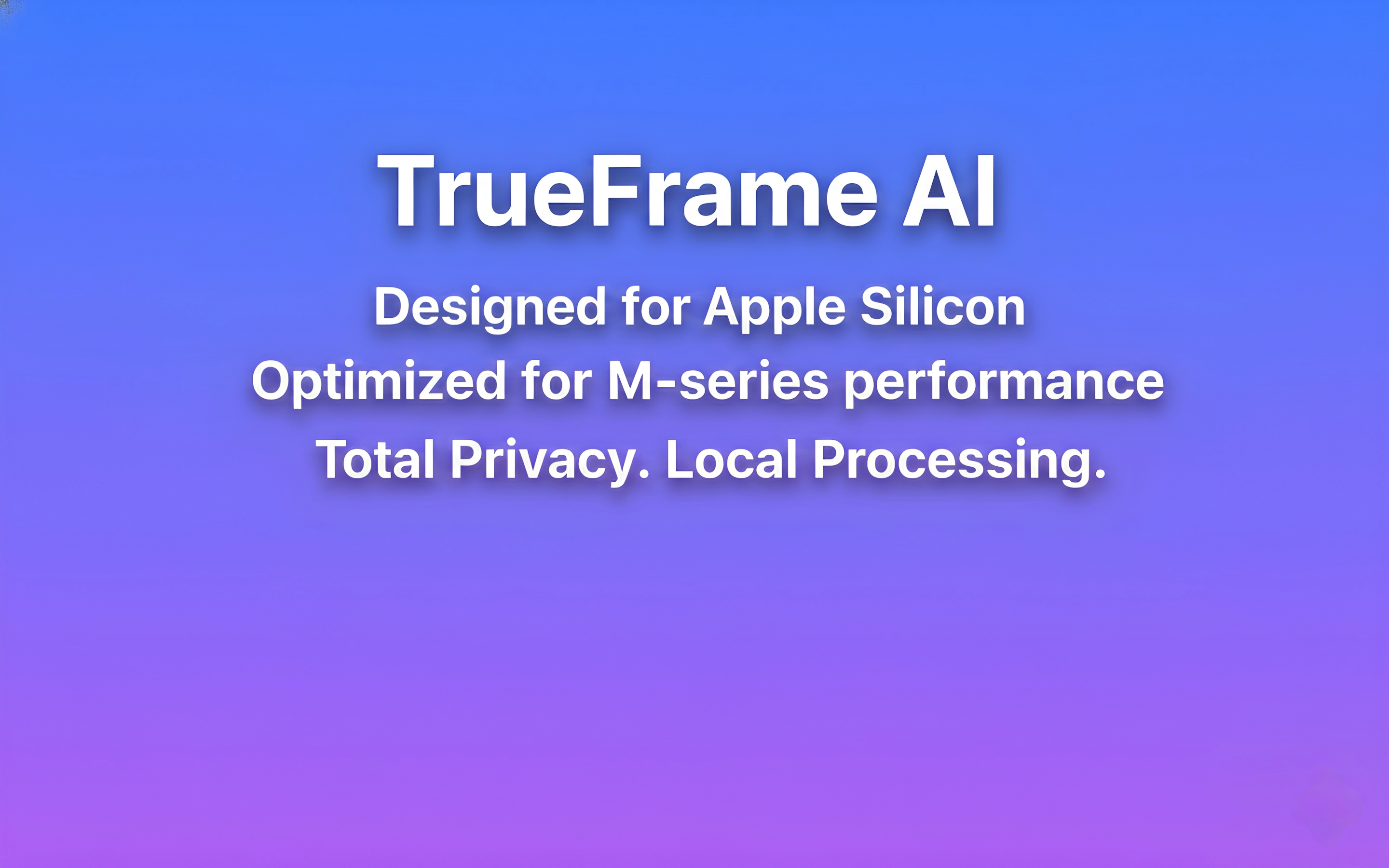 TrueFrame AI: Video Enhancer