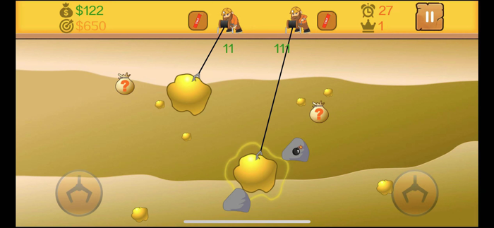 黄金矿工-可存档，复活，双人模式，联机对战
