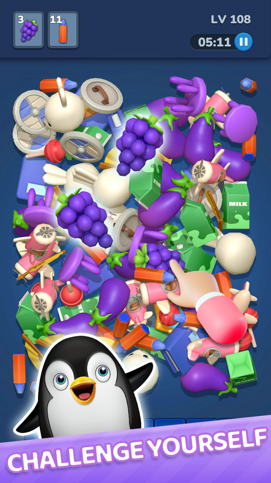 #3. Crazy Match! Triple Tap 3D (iOS) โดย: Orange One Limited