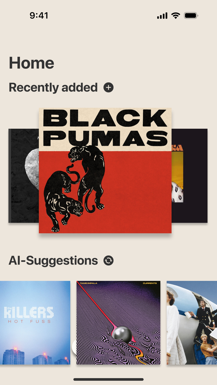 vinylover collection tracker