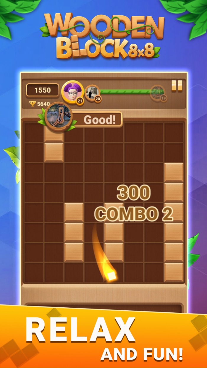 Block Puzzle Wood Block 8x8