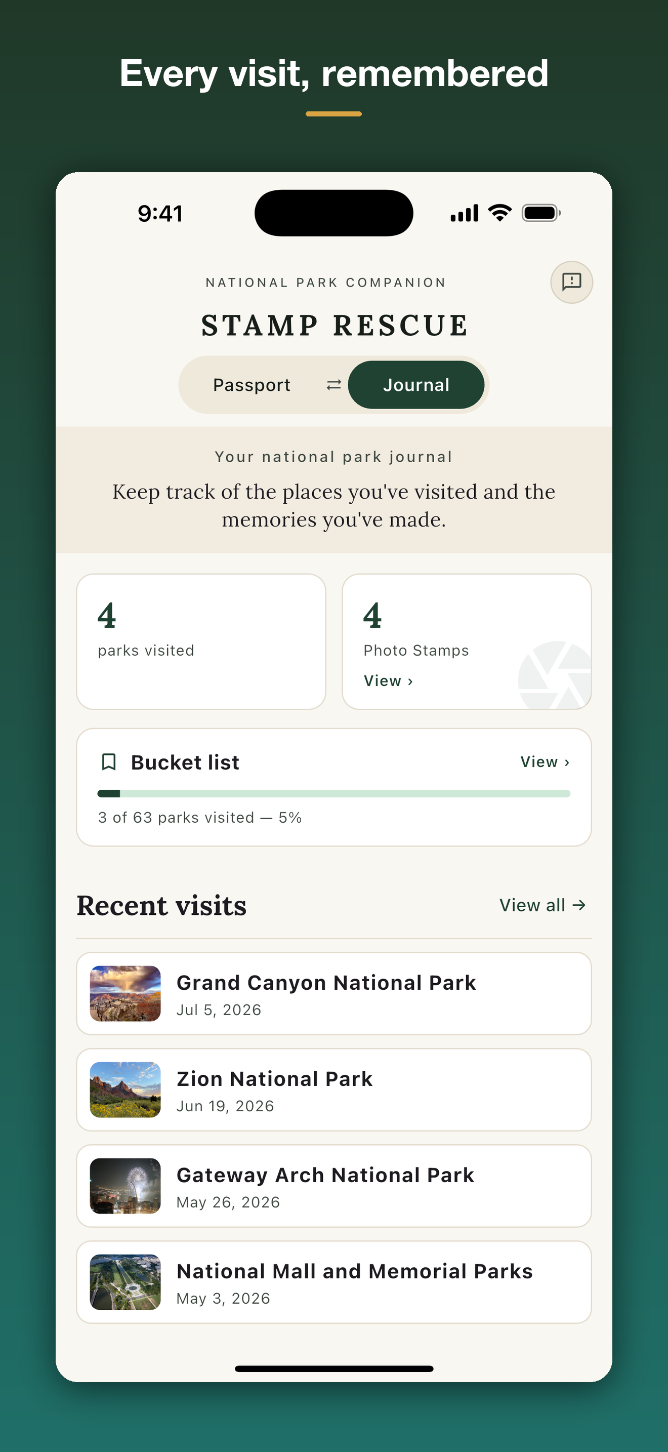 StampRescue: Park Stamp Finder screenshot 4