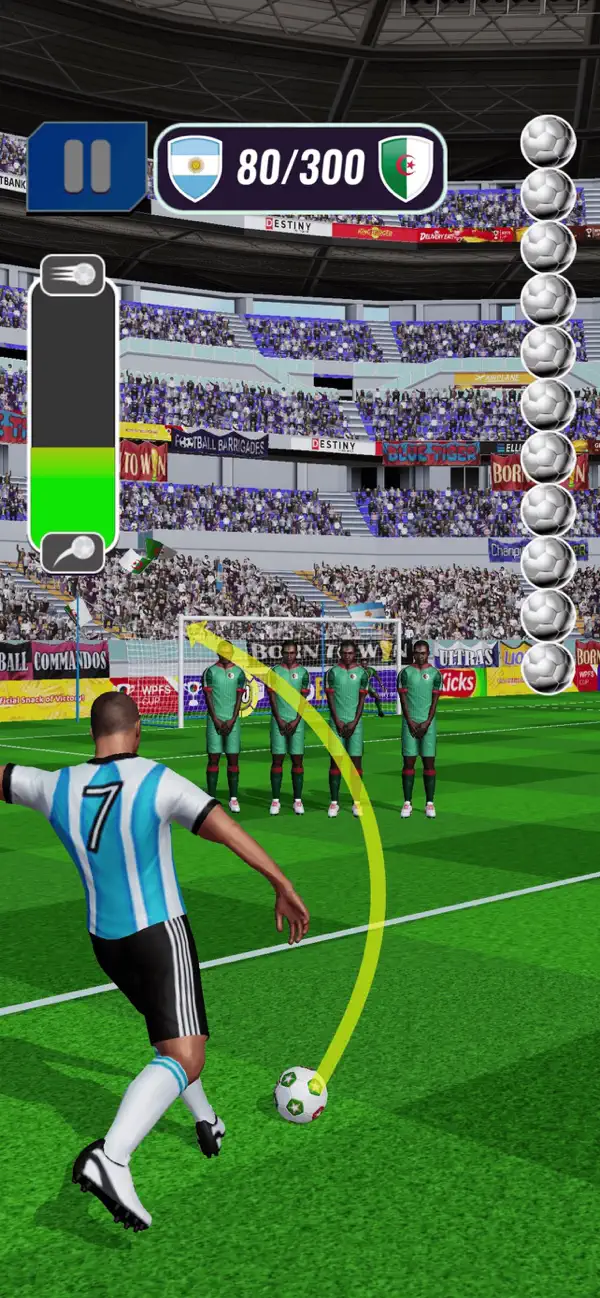 Screenshot #2 pour Penalty Flick World Football