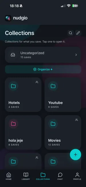 nudgio: Save, Organize, Do It screenshot 4