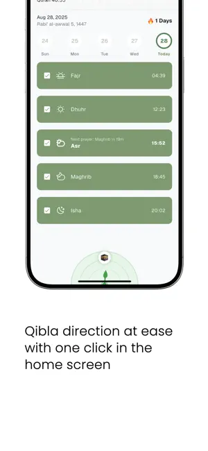 Salah Tracker - five daily screenshot 4