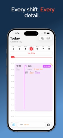 Shifts: Work Schedule Planner Screenshot 4 of 9