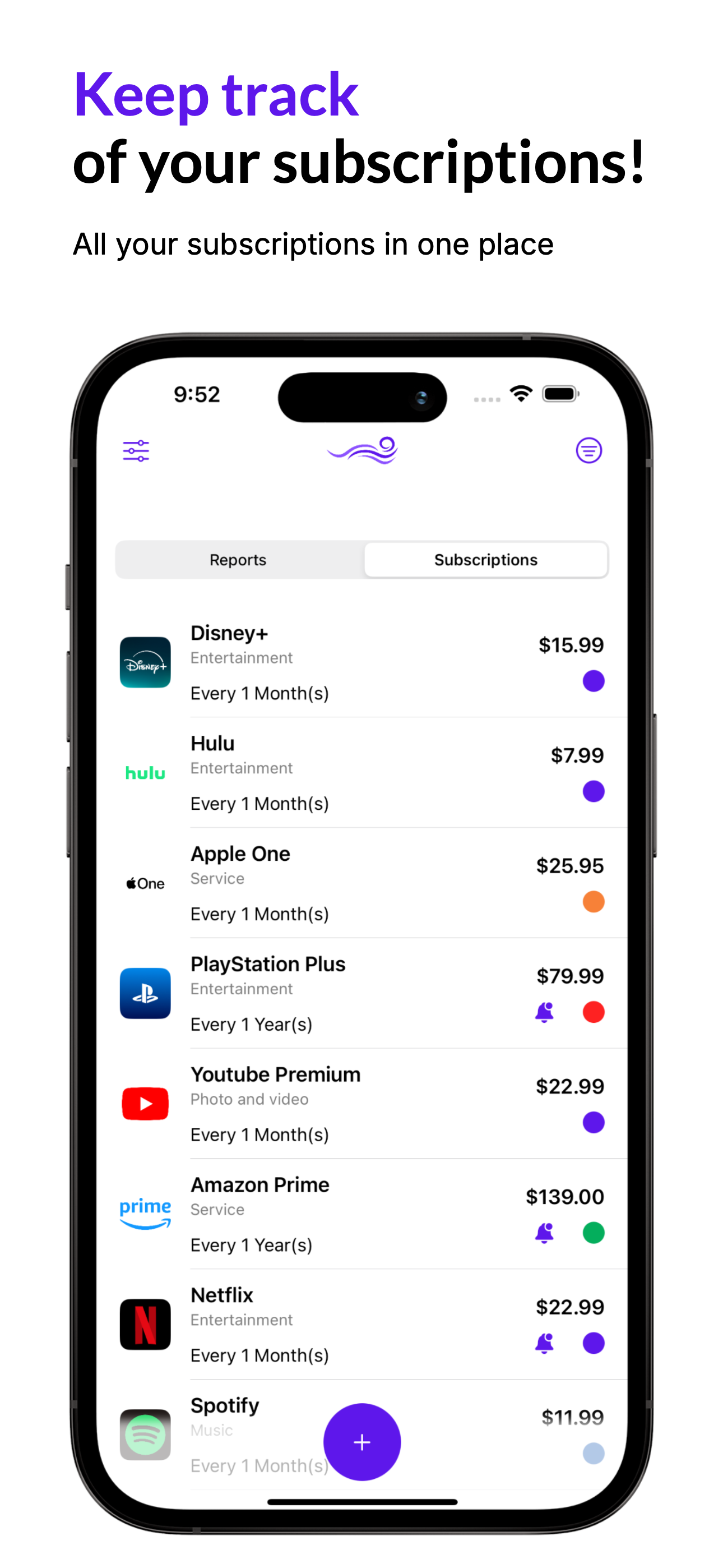 SubFlow | Subscription tracker
