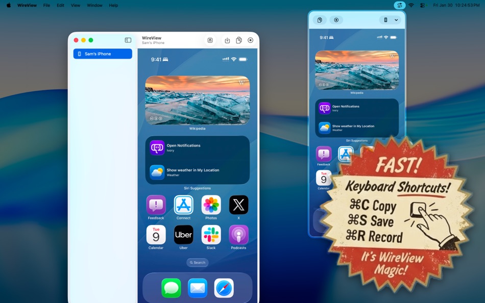 #1. WireView (macOS) โดย: Sam Gold