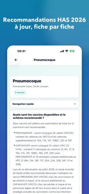 Guide de vaccination en pneumo screenshot 2