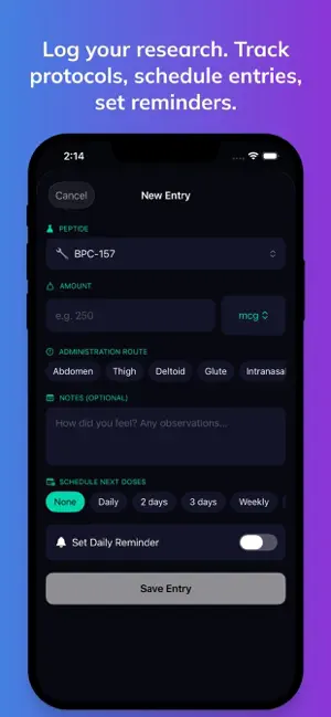 PeptideHQ screenshot 4