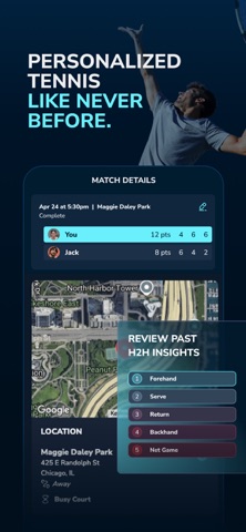 Gladiator Tennis iPhone screenshot