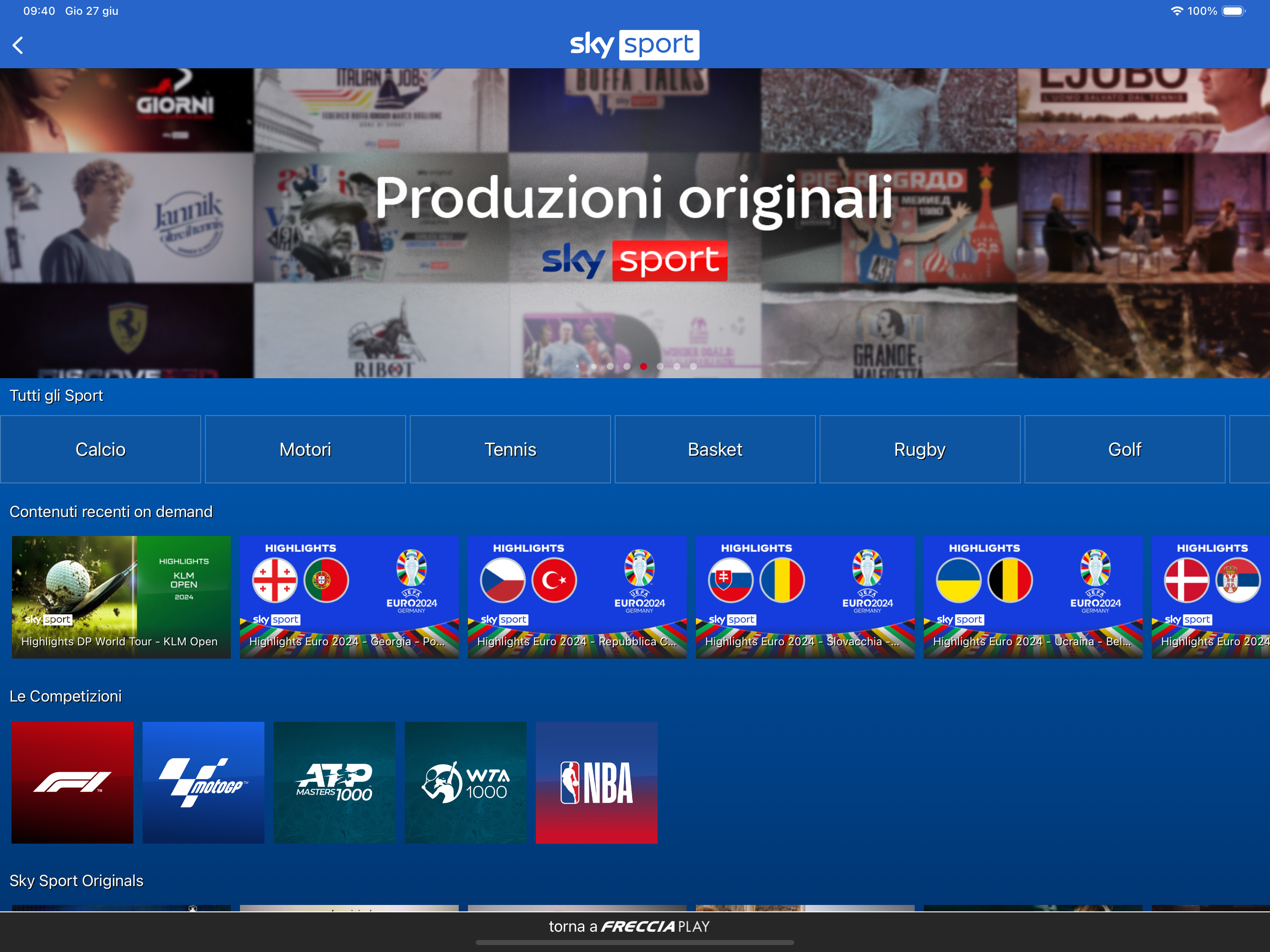 FRECCIAPlay