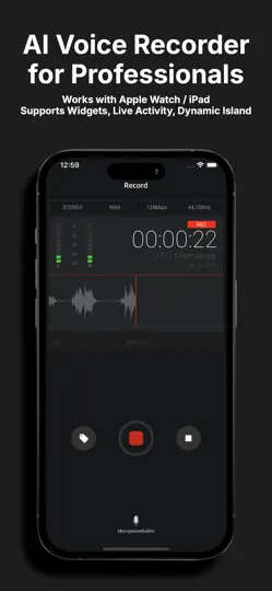 AI Ses Kaydedici - SoundNote iPhone Ekran Görüntüsü 4
