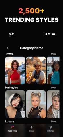 Face Swap Photo & Video Editor iPhone screenshot