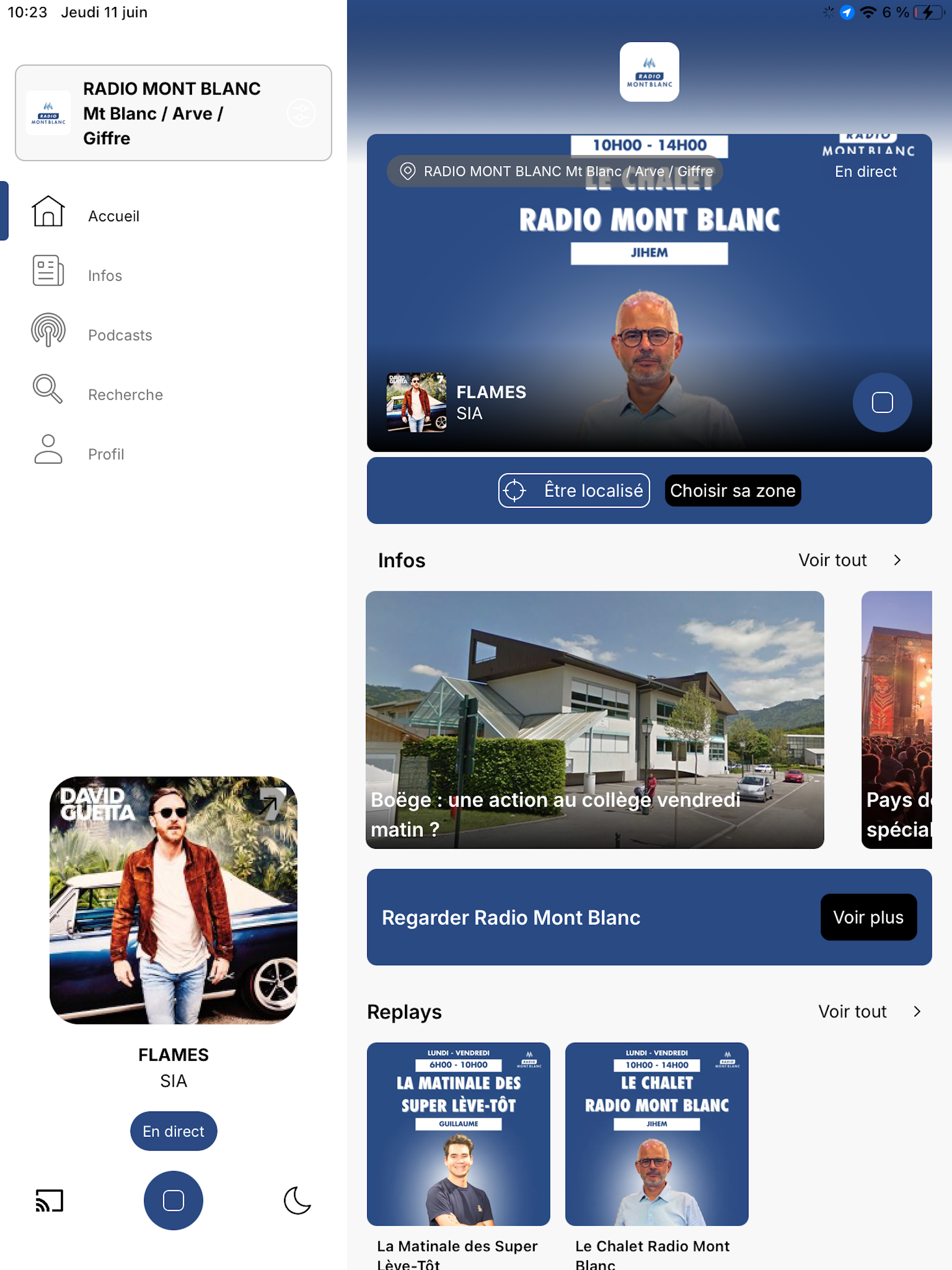 Radio Mont Blanc screenshot 5