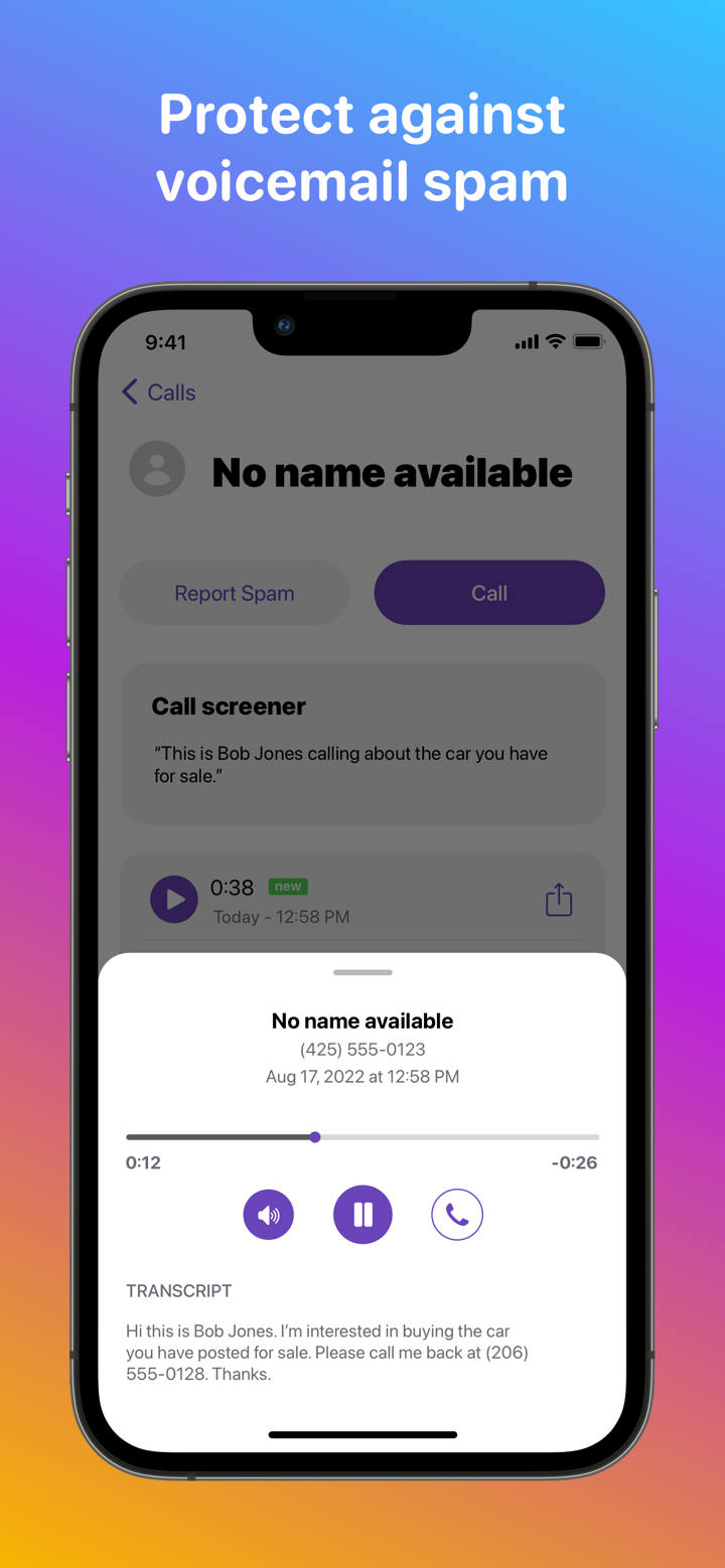 Hiya: Spam Blocker & Caller ID screenshot 2
