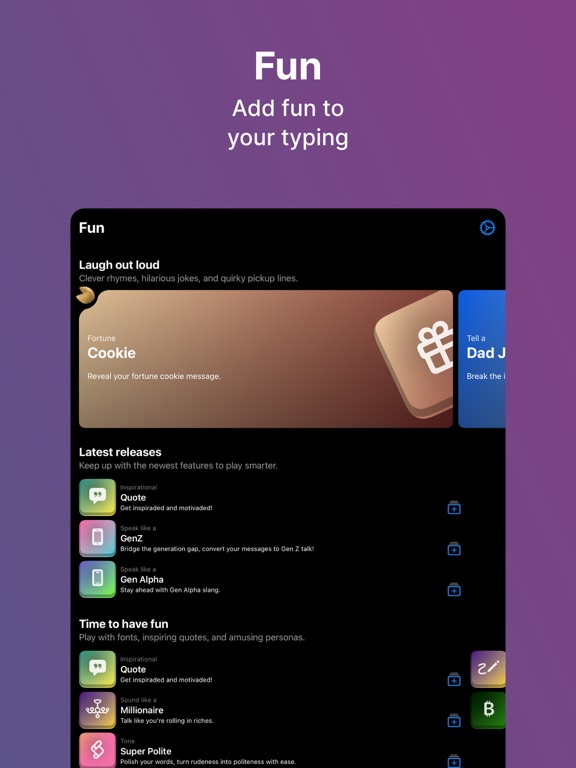 Smart Keys: AI Writing Tools iPad screenshot 7 - Utilities app