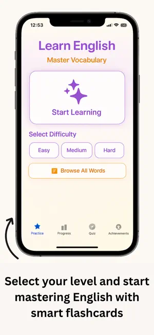 Learn English Fast FlashCards screenshot 2