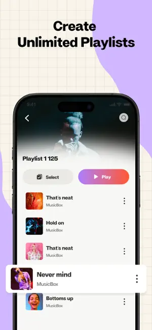 MusicBox - MP3 Player&Offline iPhone screenshot 3