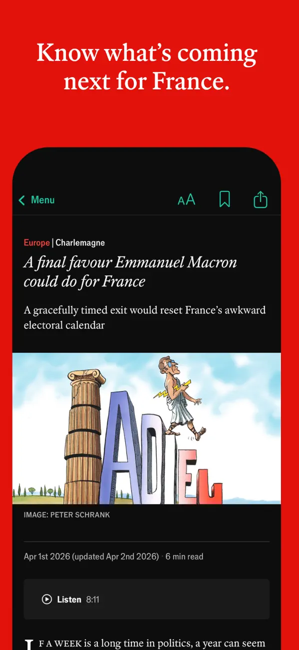 Screenshot #3 pour The Economist: News & Analysis