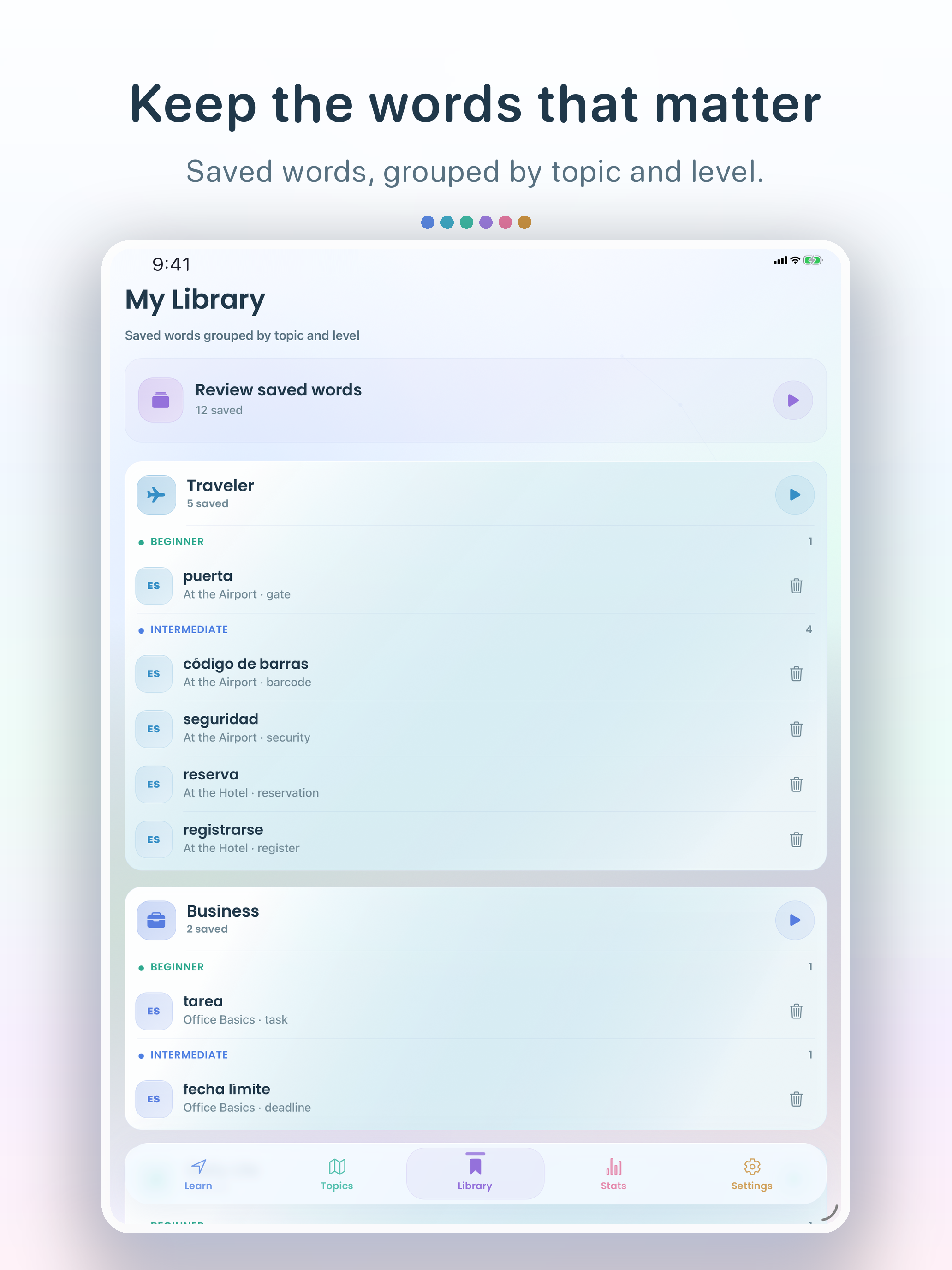 Wordmate Lite: Vocabulary screenshot 12