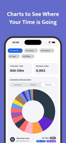 Thyme - Hours Tracker App Screenshot 2 of 6