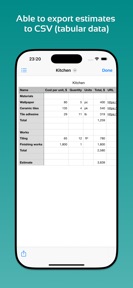 Repair Budget Planner screenshot