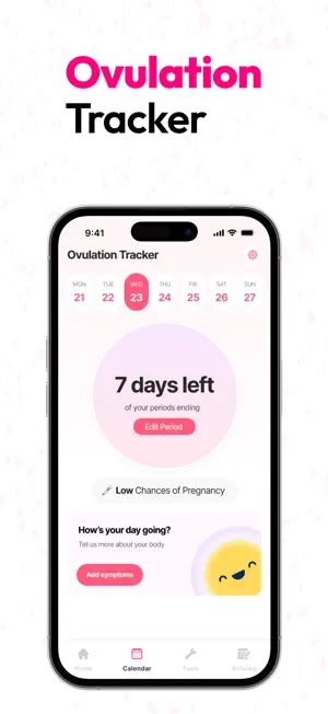 Period & Ovulation Tracker App screenshot 1