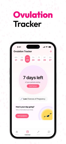 Period & Ovulation Tracker App Screenshot 1 of 4