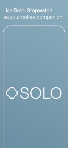 SOLO: StopWatch iPhone screenshot