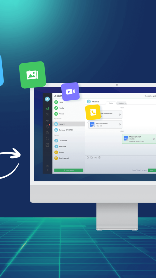 #2. AirDroid - File Transfer&Share (iOS) 由: SAND STUDIO CORPORATION LIMITED