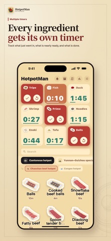 HotpotMan - Hotpot Timer iPhone screenshot