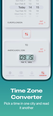 DeltaClock: Time Zone Planner Screenshot 3 of 6