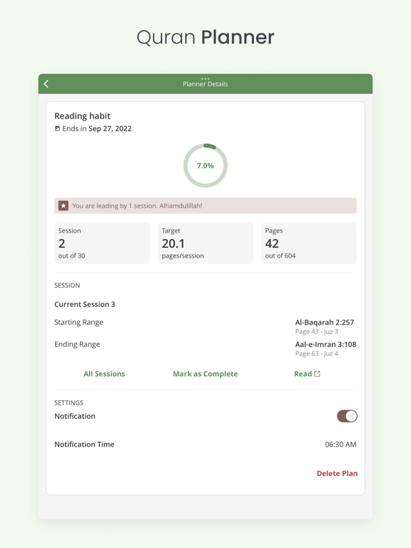 Al Quran (Tafsir & by Word) iPad screenshot 6 - Book app