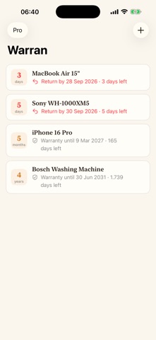 Warran screenshot 1