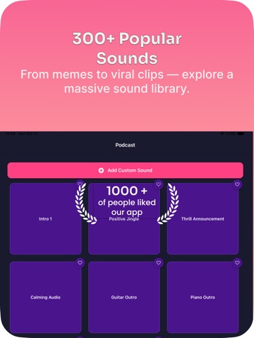 Soundboard Pro: Meme & SFX iPad screenshot