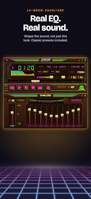 Orin: Retro MP3 & FLAC Player screenshot 4