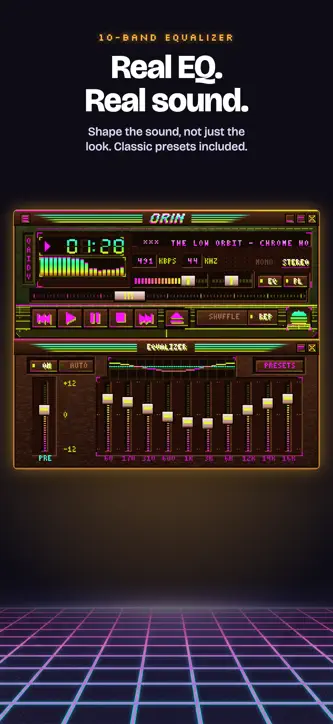 Orin: Retro MP3 & FLAC Player screenshot 4