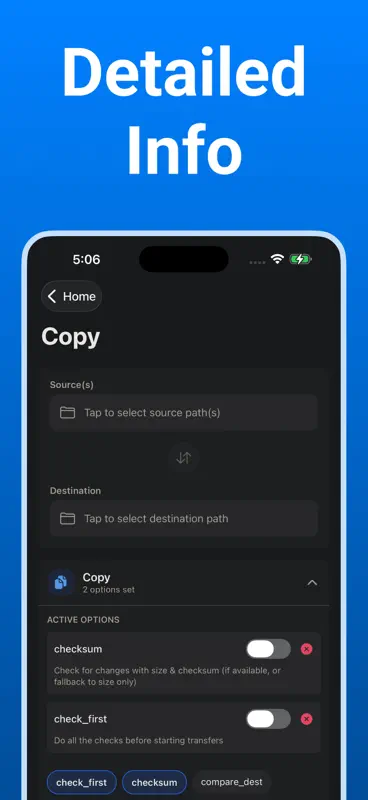Rclone UI screenshot 5 of 7