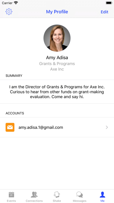 ACS Inc. Events iPhone screenshot 4 - Business app