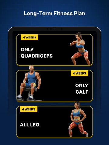 Legify: Leg Workouts at Home iPad screenshot