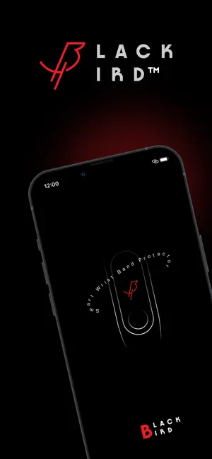 Black Bird Smart Wrist Band screenshot 1