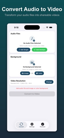 Audio to Video Converter Easy screenshot