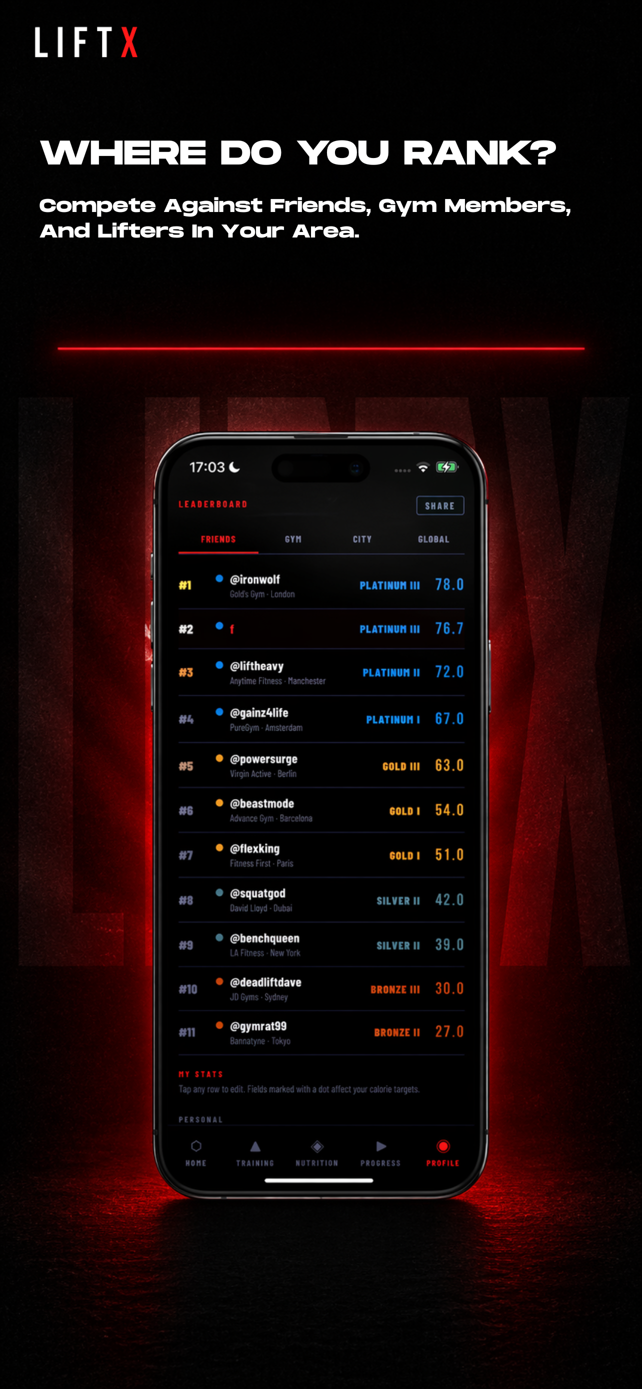Lift X - Gym & Workout Tracker screenshot 6