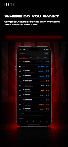 Lift X - Gym & Workout Tracker screenshot
