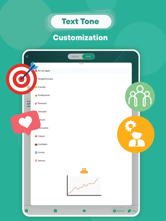 Paraphrase AI : Rewording Tool iPad screenshot 5 - Productivity app