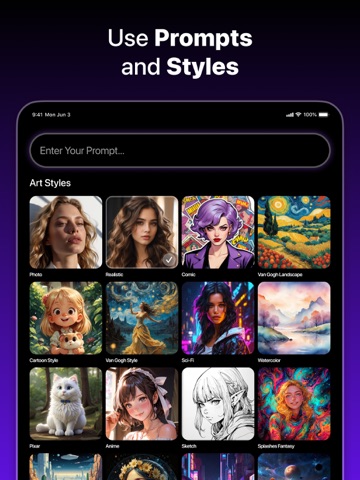 AI Image Generator - Art Photo iPad screenshot