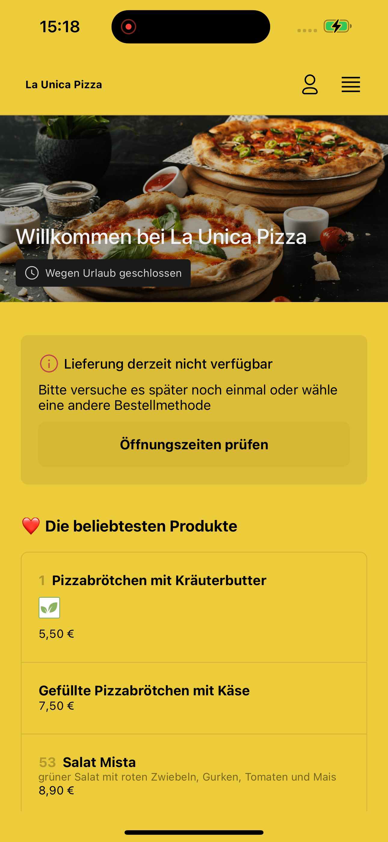 La Unica Pizza screenshot 2