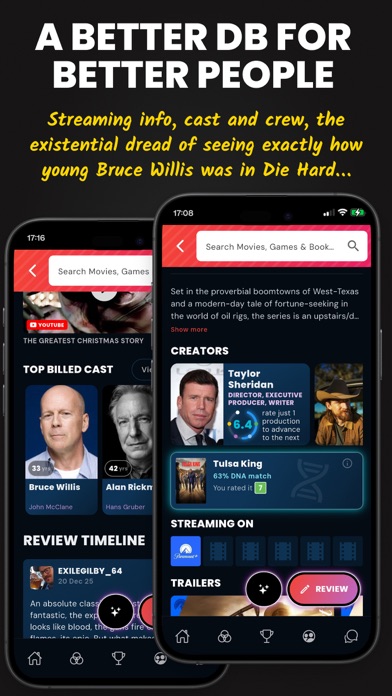Buck The Critics: Watchlist iPhone screenshot