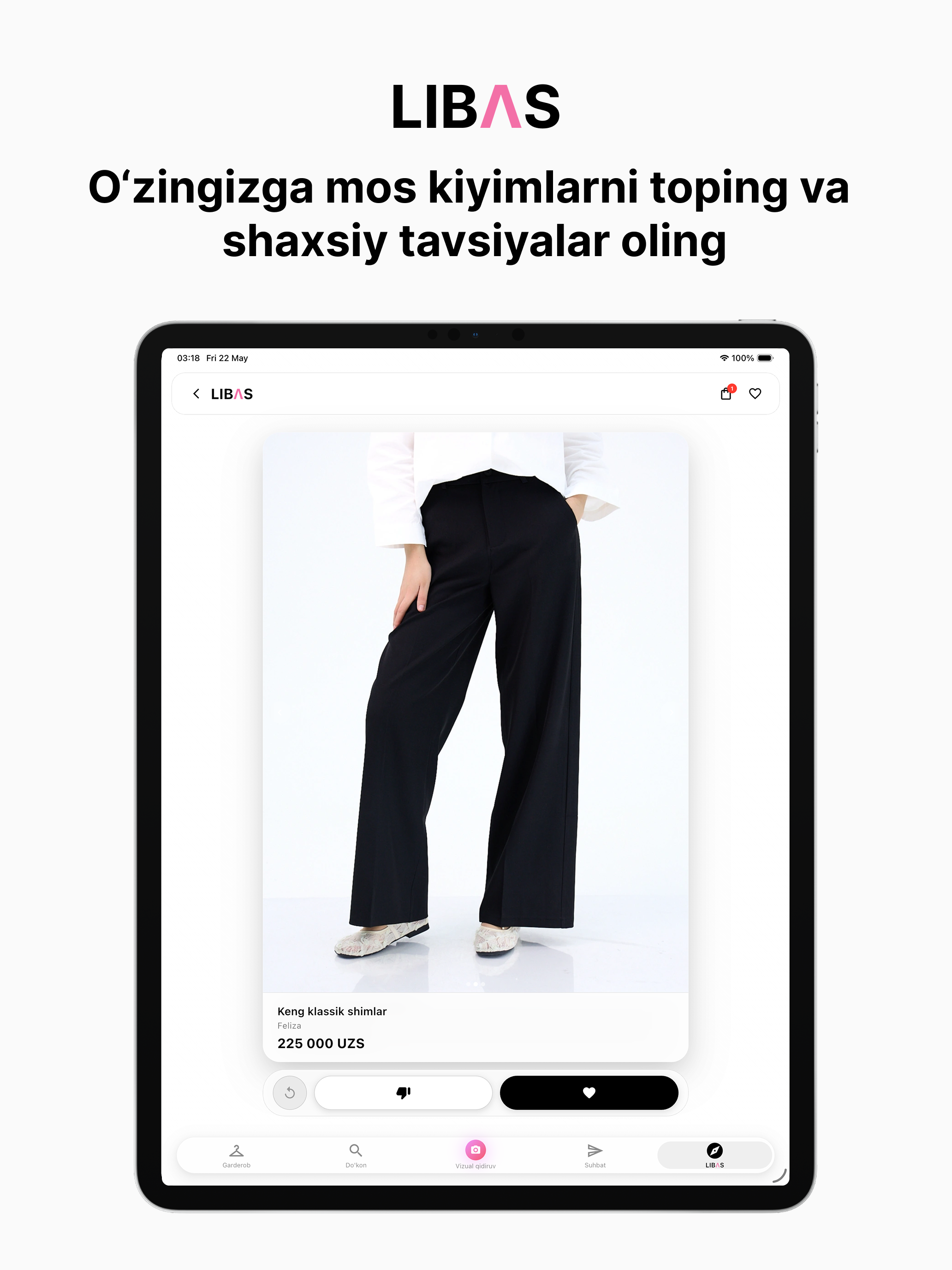 LIBAS AI: Shaxsiy stilistingiz